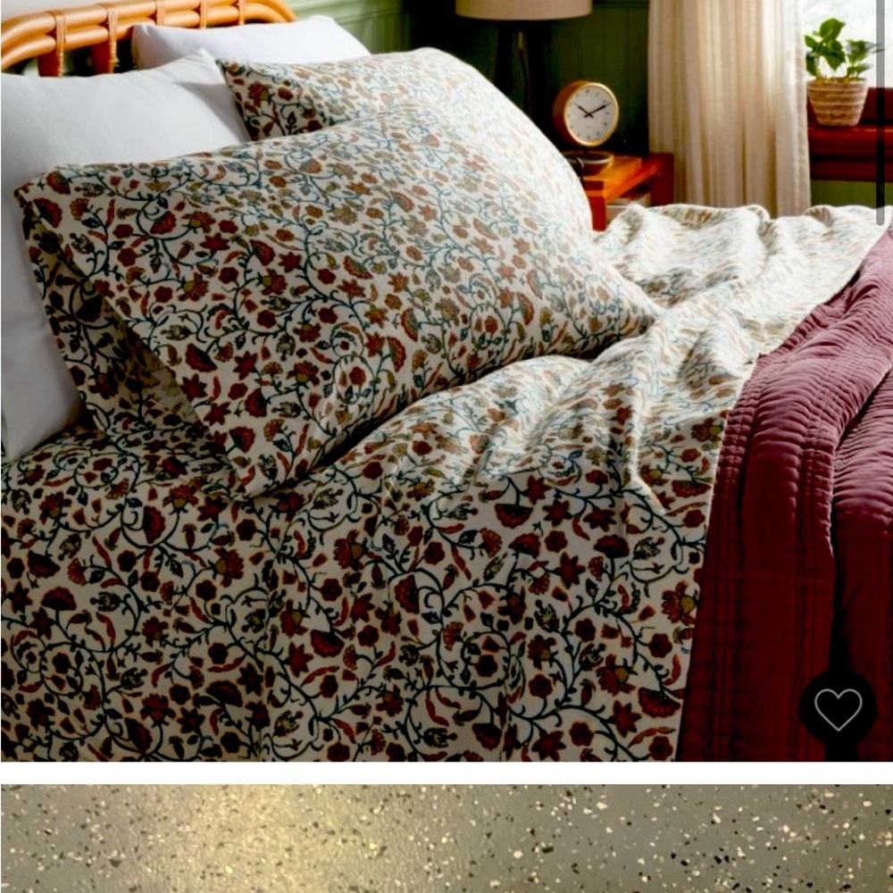 COPY - COPY - NWOT- Queen Threshold Flannel sheet set